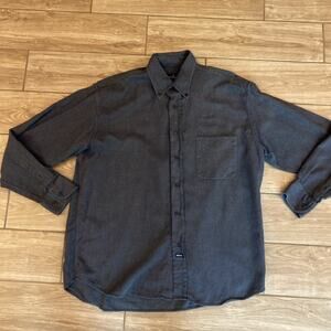 Vintage Ermenegildo Zegna Soft Men’s Shirt Size XL, 100% Cotton Flannel